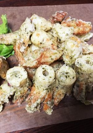 簡単･ちくわの磯辺揚げ、ゆかりも混ぜた。-レシピのメイン写真