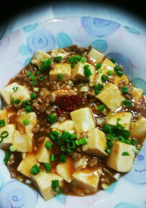 我が家の麻婆豆腐キムチの素で-レシピのメイン写真