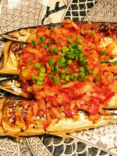 さんまの玉ねぎ醤油かけ-レシピのメイン写真