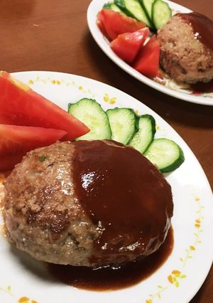 手作りハンバーグ-レシピのメイン写真