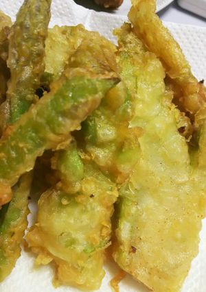 子持ち高菜/アーサイの茎の天ぷら-レシピのメイン写真