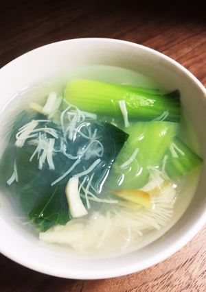 簡単＊帆立貝柱と青梗菜の中華スープ-レシピのメイン写真