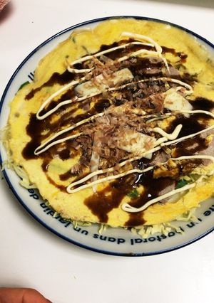 糖質制限お好み焼き-レシピのメイン写真