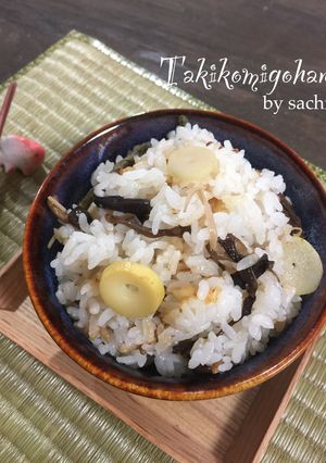 簡単絶品！山菜の炊き込みごはん-レシピのメイン写真