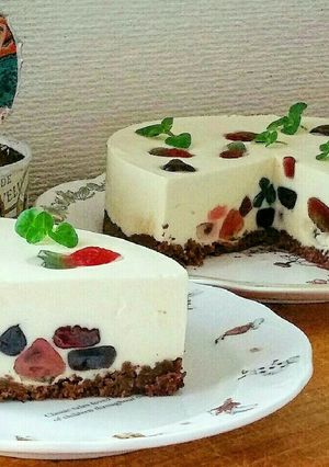 カラフルレアチーズケーキ-レシピのメイン写真