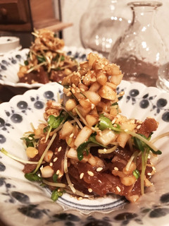 マグロと新玉ねぎの辛味噌和え-レシピのメイン写真