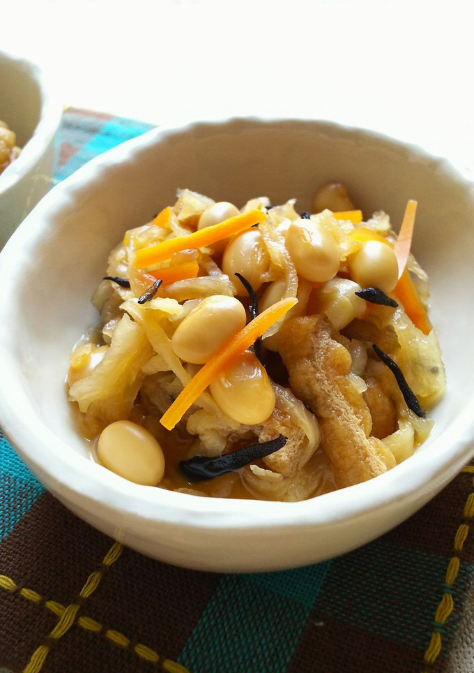切り干し大根と大豆の煮物-レシピのメイン写真
