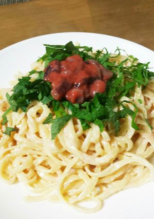 たらこスパ・塩辛をトッピング-レシピのメイン写真
