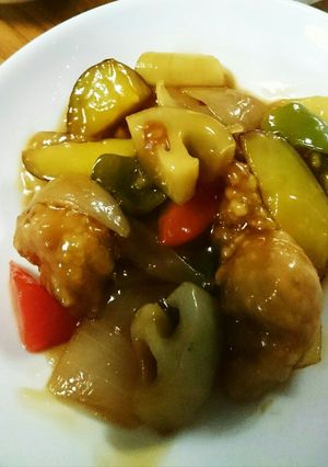 根菜たくさん酢豚-レシピのメイン写真