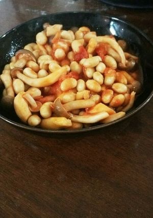大豆とトマトの簡単ケチャップ炒め♪-レシピのメイン写真