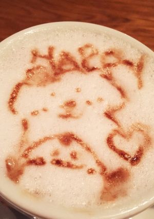 お絵かき♡ラテアート❁*+-レシピのメイン写真