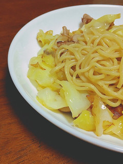 簡単マーガリンで塩バター焼きそば-レシピのメイン写真