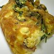 フライパンでほうれん草の豆乳キッシュ風