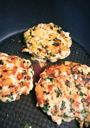 むね肉とニラのミンチ焼き☆-レシピのメイン写真