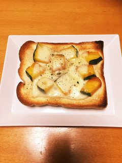 ❁かぼちゃと練りゴマのトースト❁-レシピのメイン写真