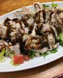 豚肉しゃぶしゃぶバルサミコソースサラダ