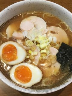鳥ハムと味玉とネギたっぷり味噌ラーメン!-レシピのメイン写真