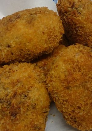 牛肉ゴロゴロ♥満腹♥じゃがいもコロッケ-レシピのメイン写真