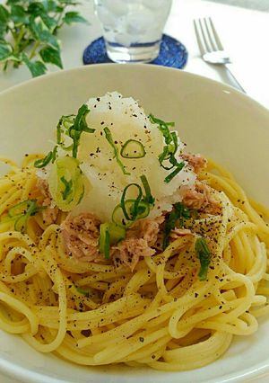 簡単旨い！ツナおろしパスタ-レシピのメイン写真