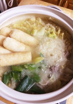 余った白菜を豪快に使った白菜鍋！！-レシピのメイン写真