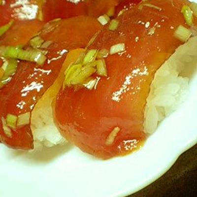 白くま握り寿司♡たまご&まぐろ