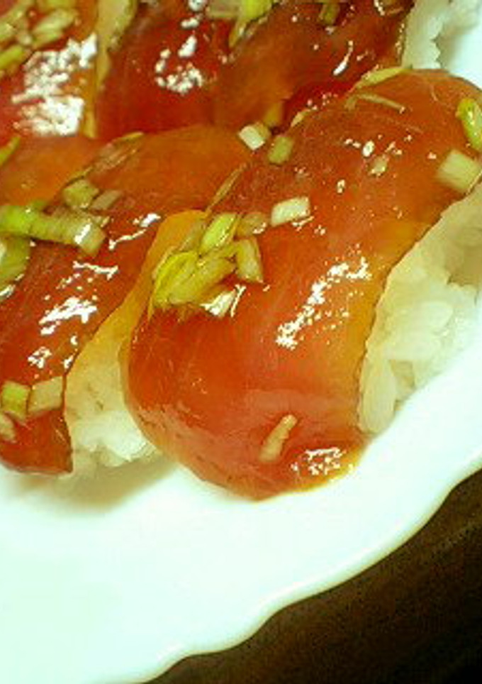 ウマいよ～♪漬マグロのにぎり寿司-レシピのメイン写真