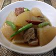 簡単 真面目 男の 大根と豚肉の煮物
