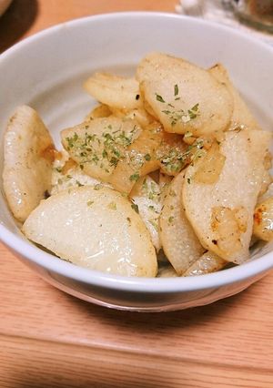 時短つまみ！長芋のニンニク炒め-レシピのメイン写真