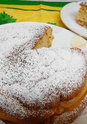 煮いちごのフワフワケーキ-レシピのメイン写真