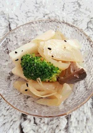 シャキシャキ長芋と玉ねぎの塩ポン酢サラダ-レシピのメイン写真