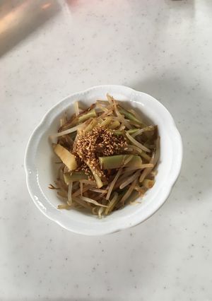 ブロッコリーの茎もやしキンピラ-レシピのメイン写真