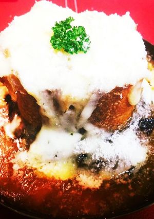 トロトロチーズのオニオンスープハンバーグ-レシピのメイン写真