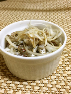 鯛皮と白髪ねぎのポン酢和え-レシピのメイン写真
