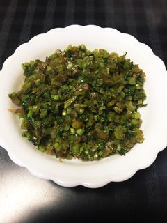 白飯・おにぎりに大根葉の油炒め-レシピのメイン写真