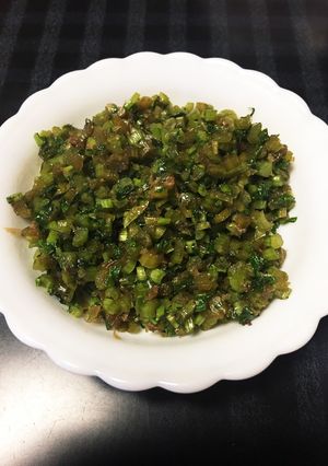 白飯・おにぎりに大根葉の油炒め-レシピのメイン写真
