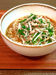簡単に本格味!坦々風肉ニラもやしラーメン-レシピのメイン写真