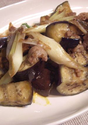 なすと豚バラ肉の中華炒め-レシピのメイン写真