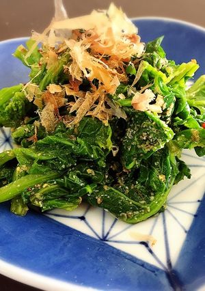 常備菜にも菜の花のカラシ粒マスタード和え-レシピのメイン写真