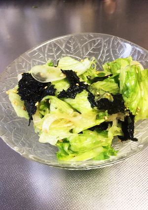 レタスと海苔の和風サラダ-レシピのメイン写真
