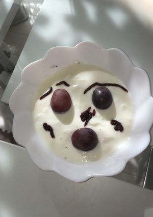 ヨーグルトアート（子供作）-レシピのメイン写真