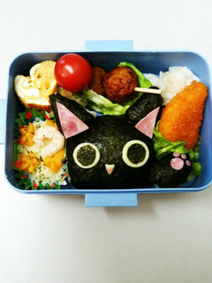 キャラ弁当 ニャンパイア 黒猫-レシピのメイン写真