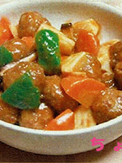 お助け肉団子を使ったかんたん酢豚-レシピのメイン写真