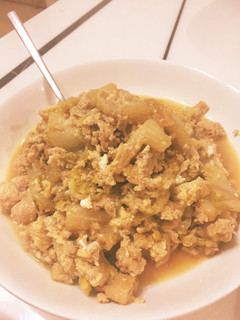 おばあちゃん直伝白菜とひき肉の簡単煮物-レシピのメイン写真