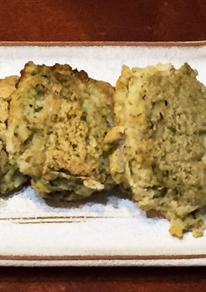 レンコンと青のりのお焼き-レシピのメイン写真