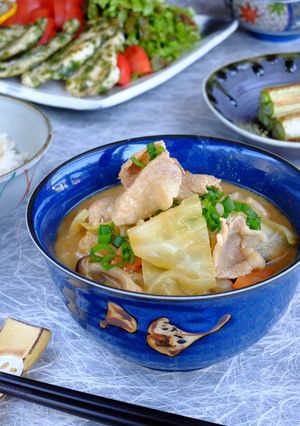 キャベツたっぷり☆赤だし粕豚汁！-レシピのメイン写真
