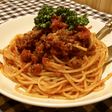 肉の旨みたっぷり!ミートソースパスタ