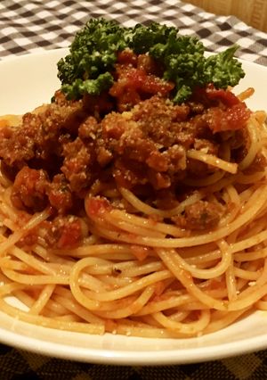 肉の旨みたっぷり！ミートソースパスタ-レシピのメイン写真