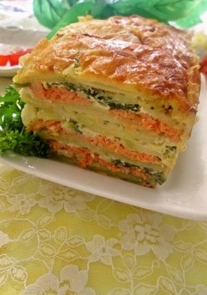 ポテトとサーモンのガトーインビジブル-レシピのメイン写真