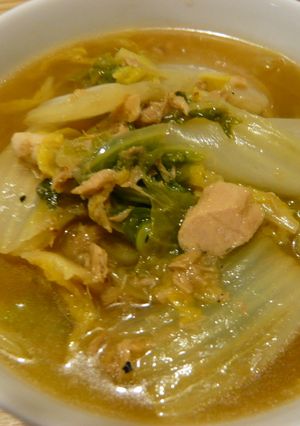 白菜とツナの蒸し煮-レシピのメイン写真