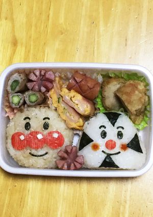 キャラ弁 アンパンマンとおむすびマン-レシピのメイン写真